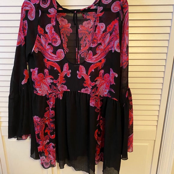 FREE PEOPLE Intimately Floral Sheer Tunic Dress - Picture 4 of 5